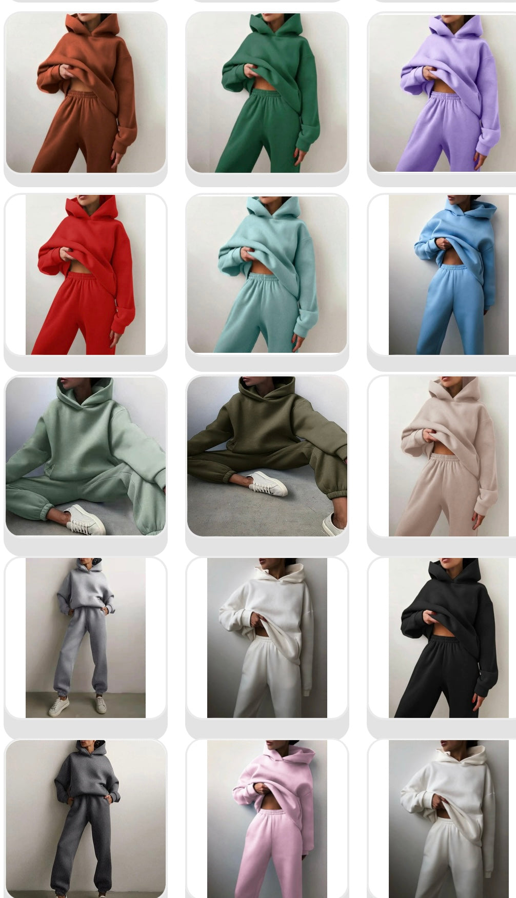 SWEATER/HOODIE SWEAT SETS