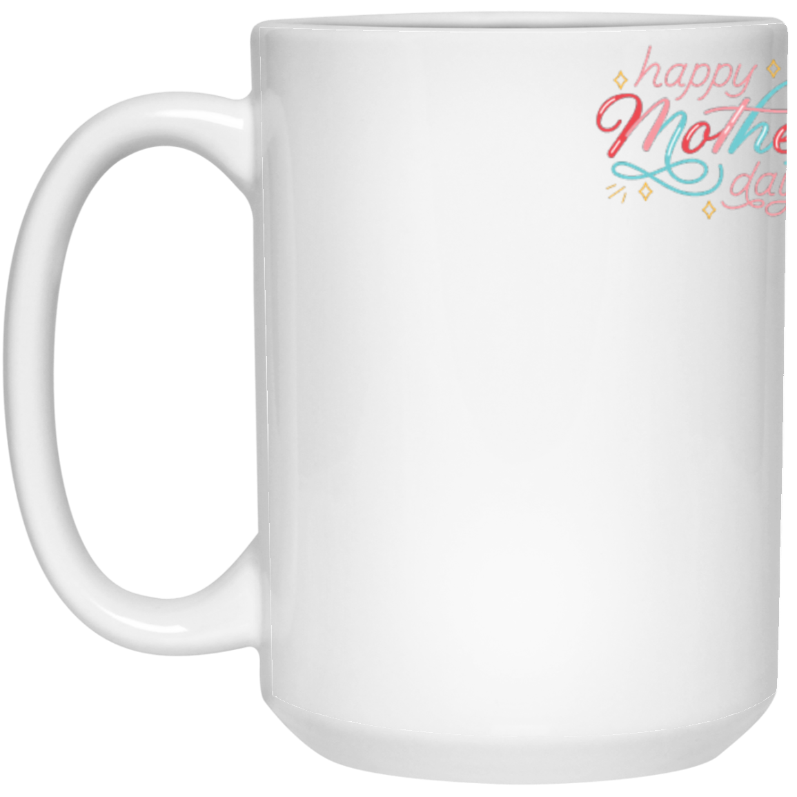 JMTEN 15 oz. White Mug