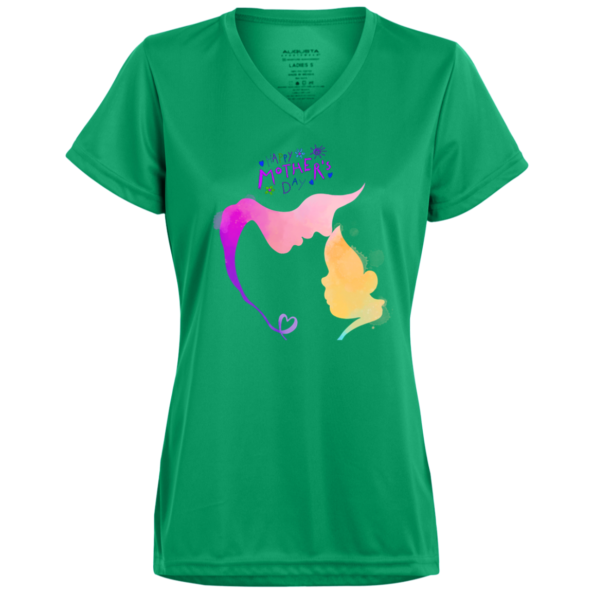 JMTES Ladies’ Moisture-Wicking V-Neck Tee