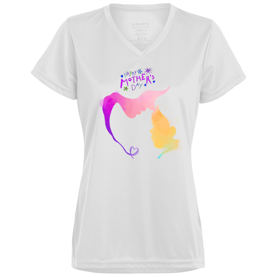 JMTES Ladies’ Moisture-Wicking V-Neck Tee