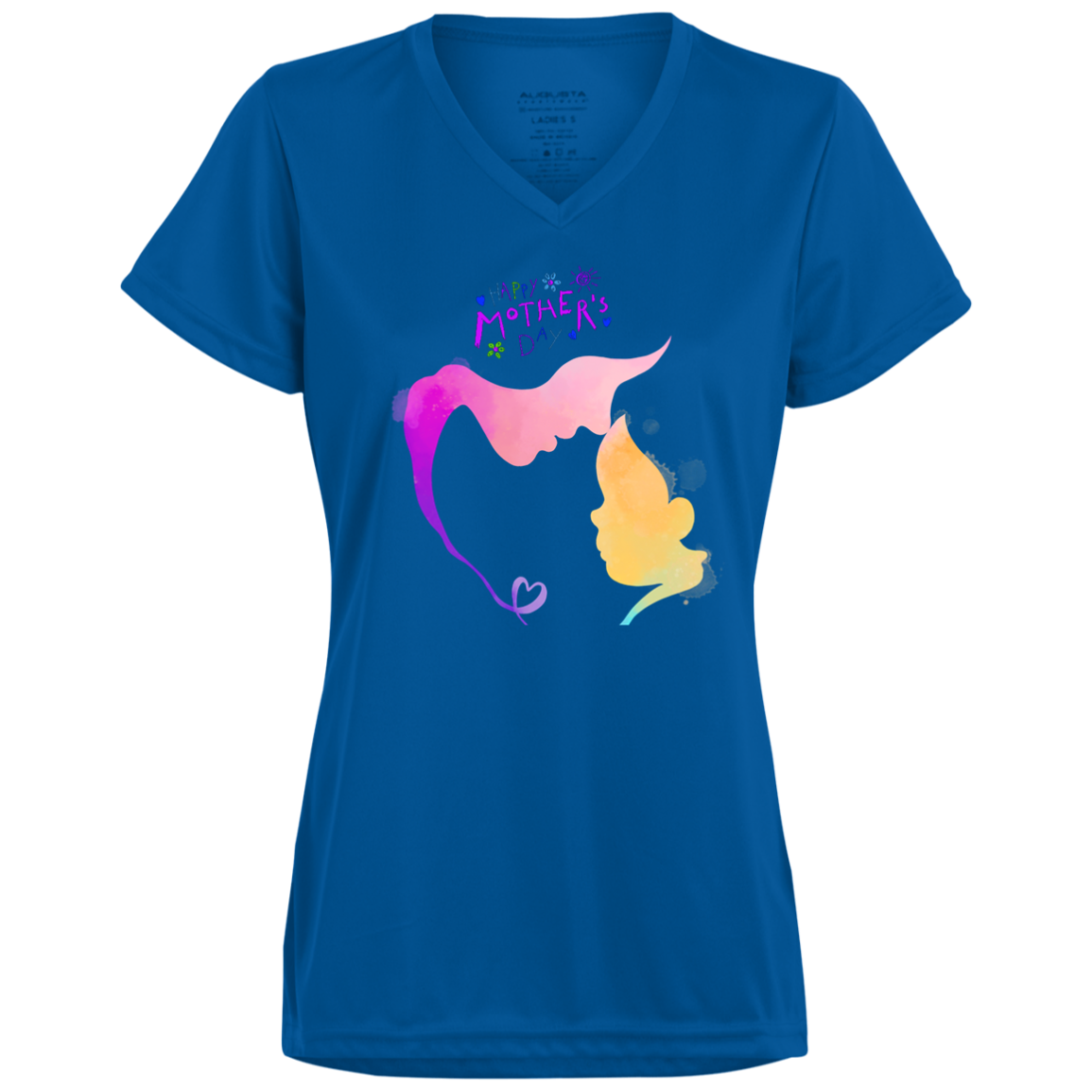 JMTES Ladies’ Moisture-Wicking V-Neck Tee