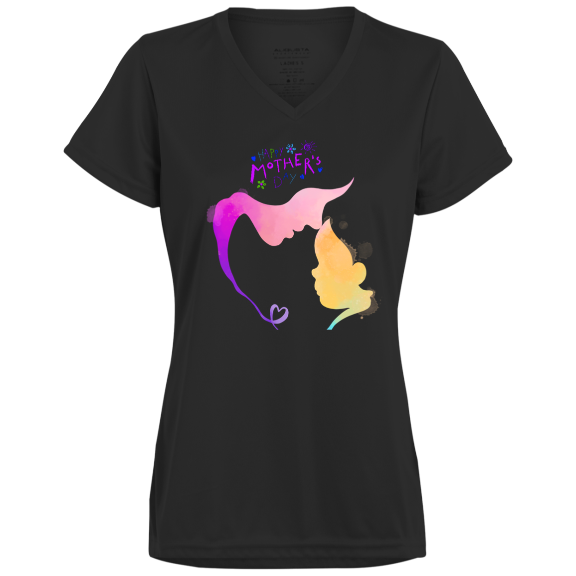 JMTES Ladies’ Moisture-Wicking V-Neck Tee