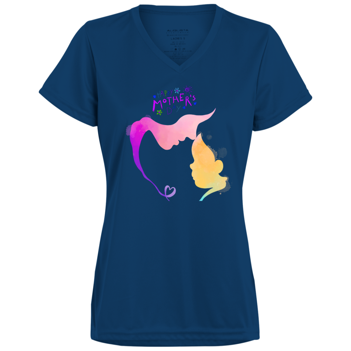 JMTES Ladies’ Moisture-Wicking V-Neck Tee