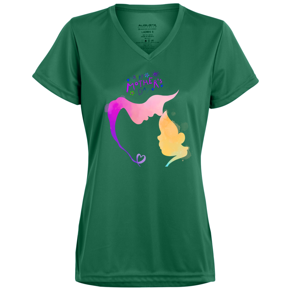 JMTES Ladies’ Moisture-Wicking V-Neck Tee