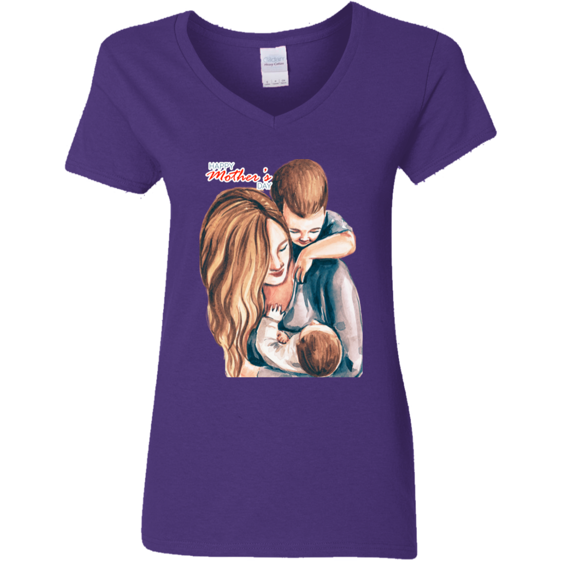 JMTES  Ladies' 5.3 oz. V-Neck T-Shirt