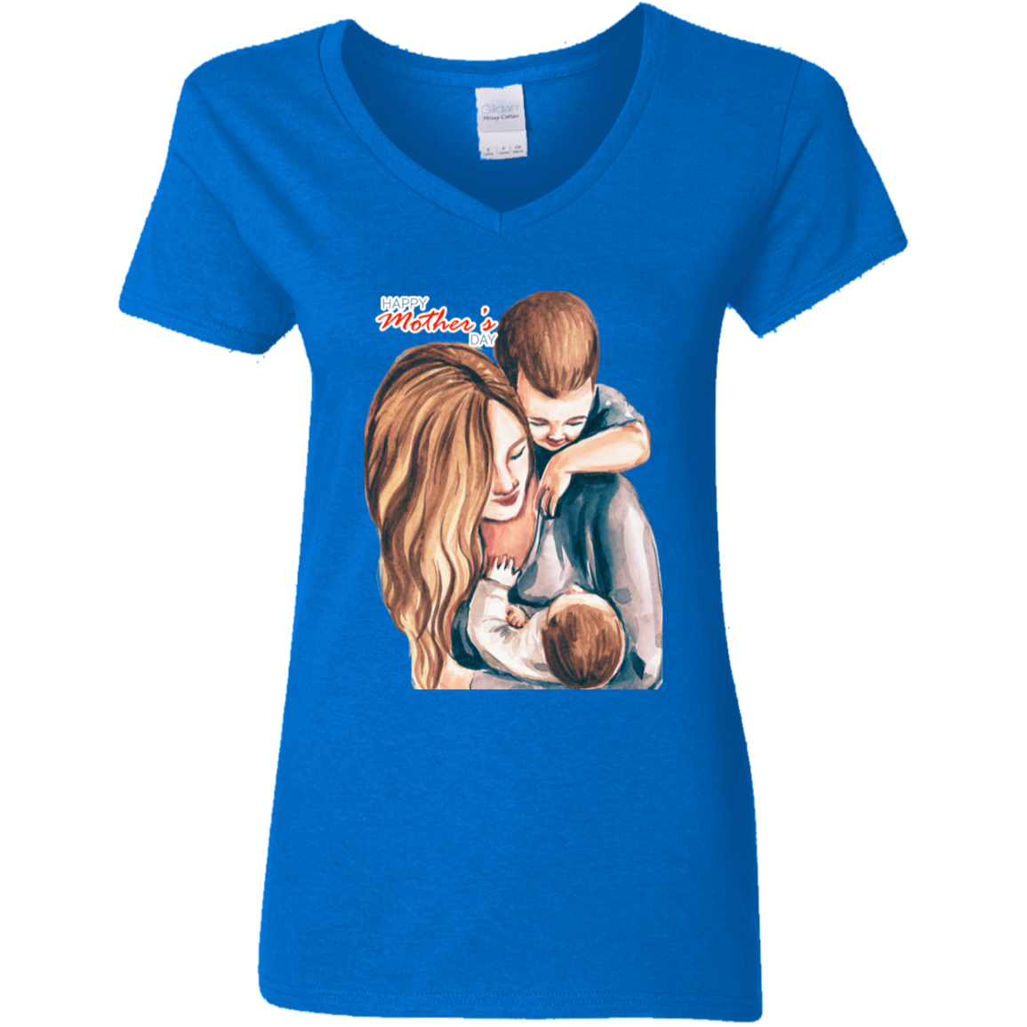 JMTES  Ladies' 5.3 oz. V-Neck T-Shirt