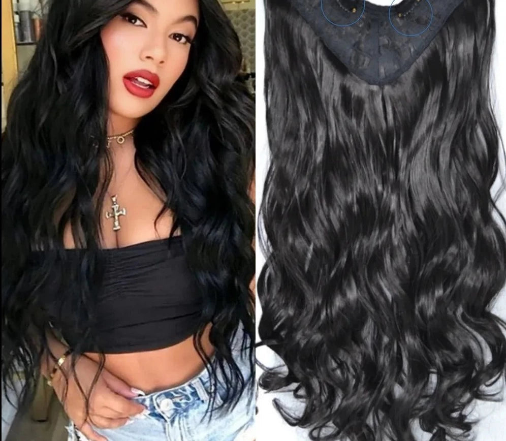 Synthetic Curly Wave Hair Extensions