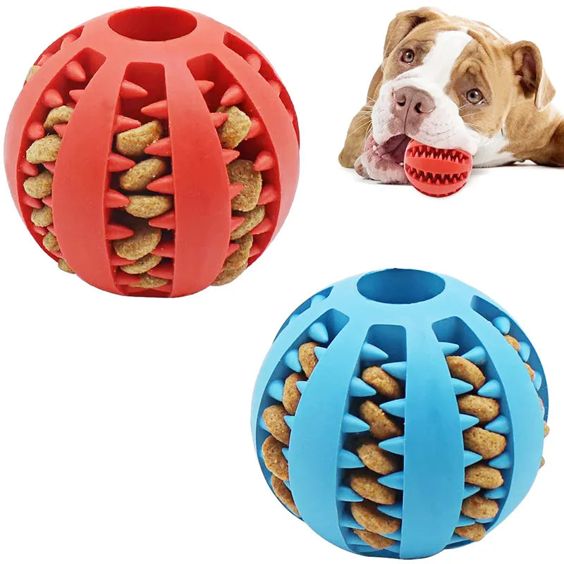 Dog Rubber Food Ball Toy