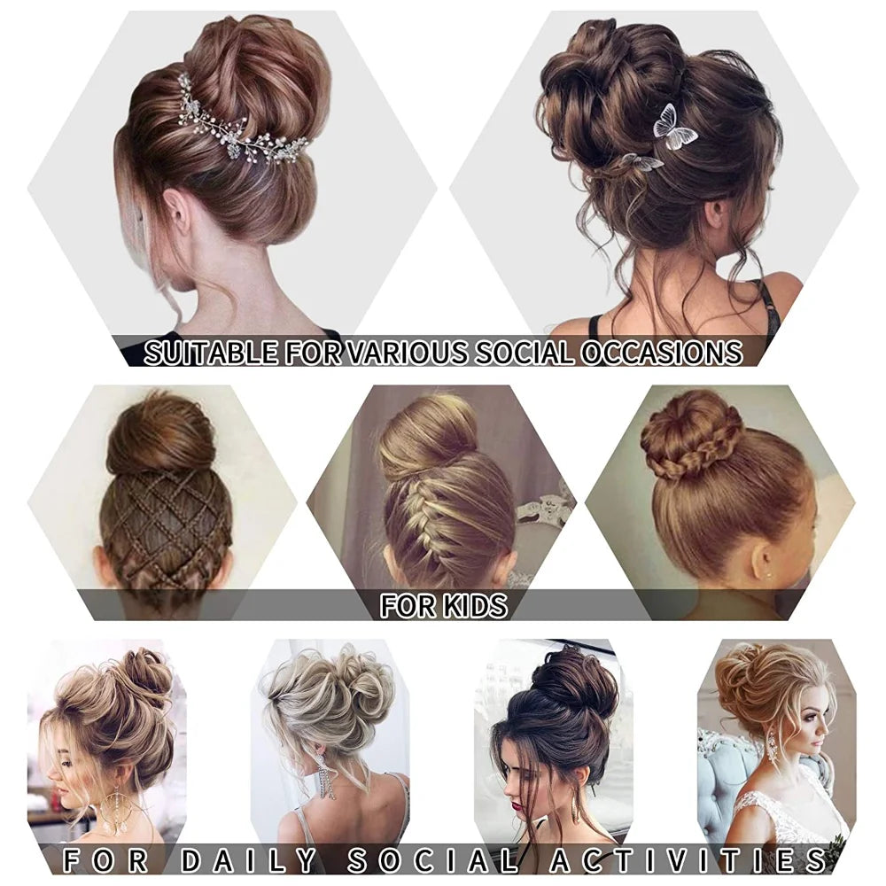 Synthetic Messy Hair Bun