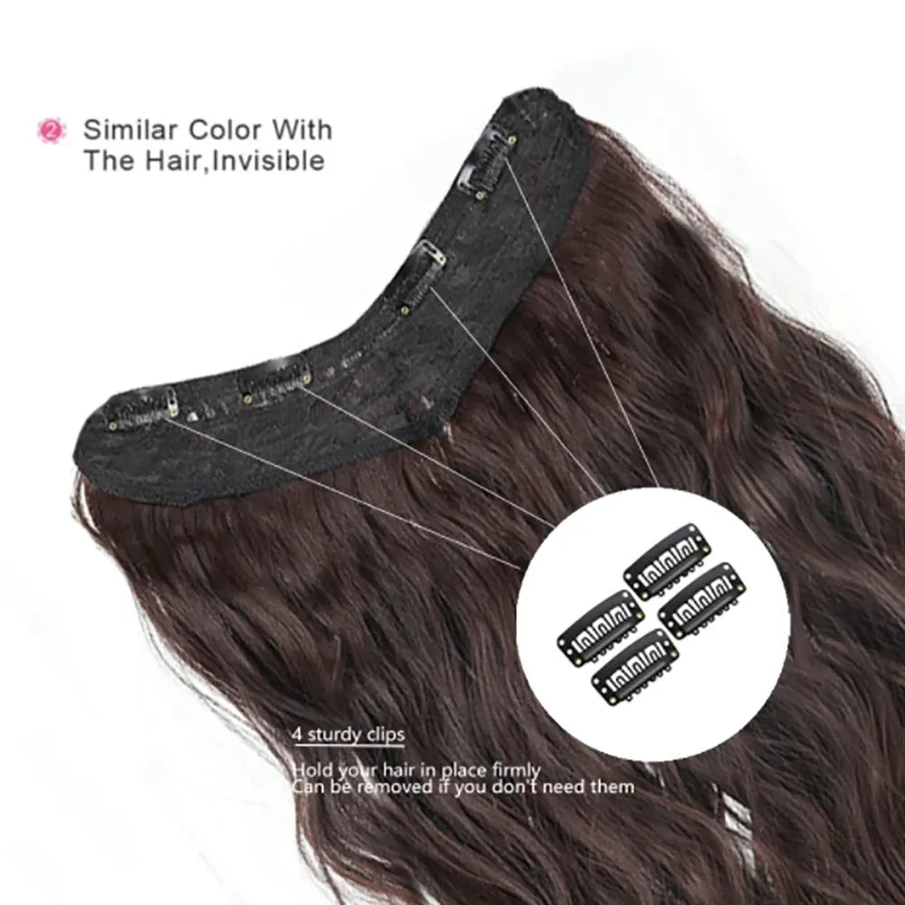 Synthetic Curly Wave Hair Extensions