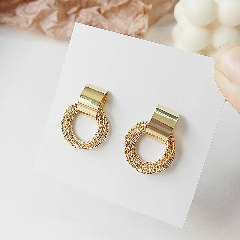 Multiple Small Circle Stud Earrings