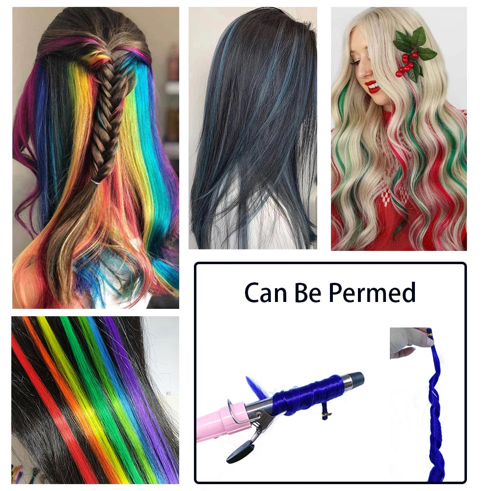 Synthetic Feather Hair Extensions