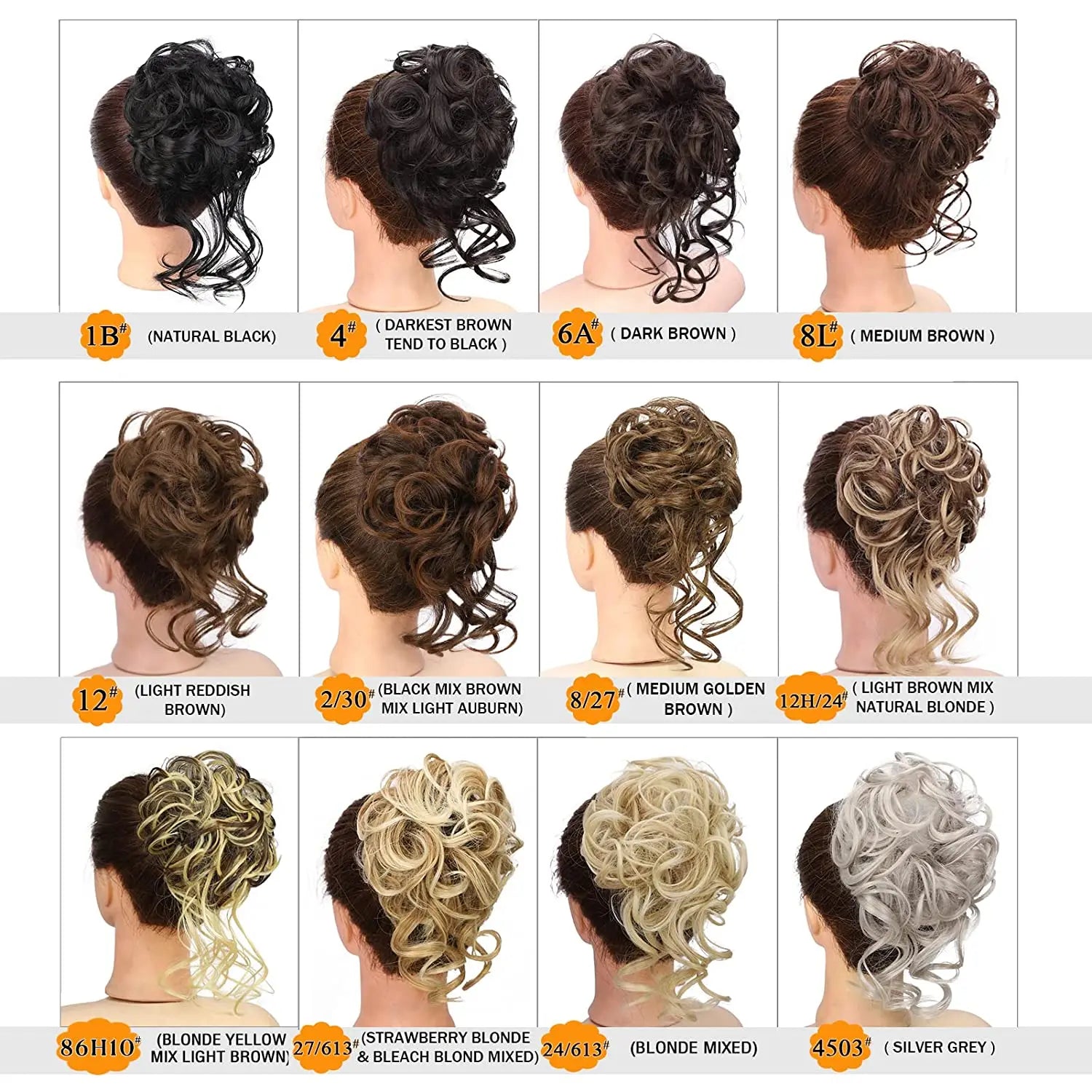 Messy Curly Hair Pieces