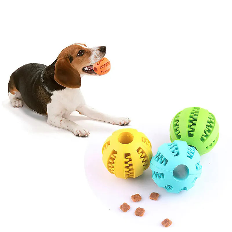 Dog Rubber Food Ball Toy