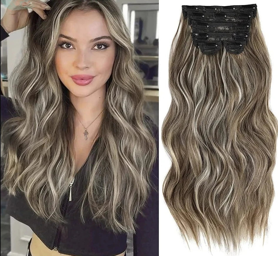 Wavy Clip In Hair Extensions