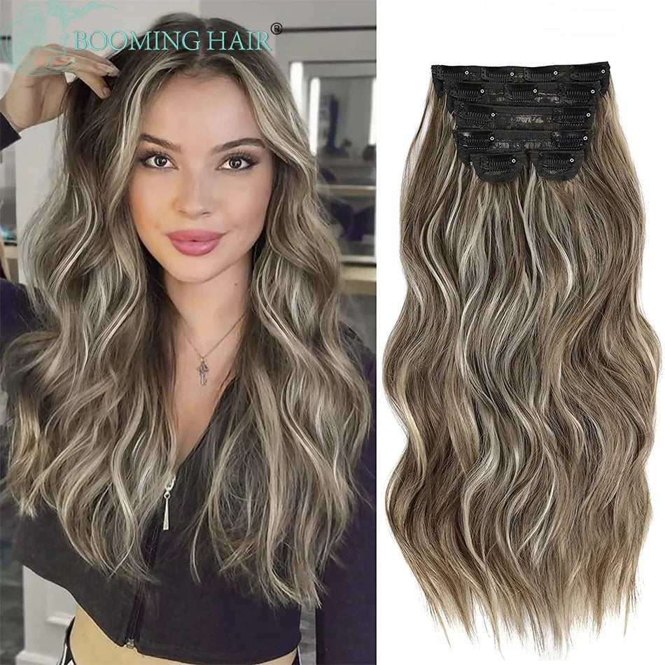 Wavy Clip In Hair Extensions