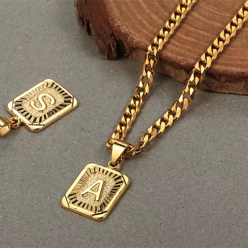 Initial Pendant Necklace