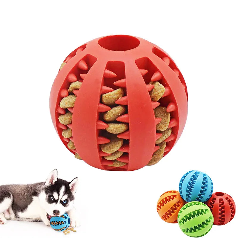 Dog Rubber Food Ball Toy