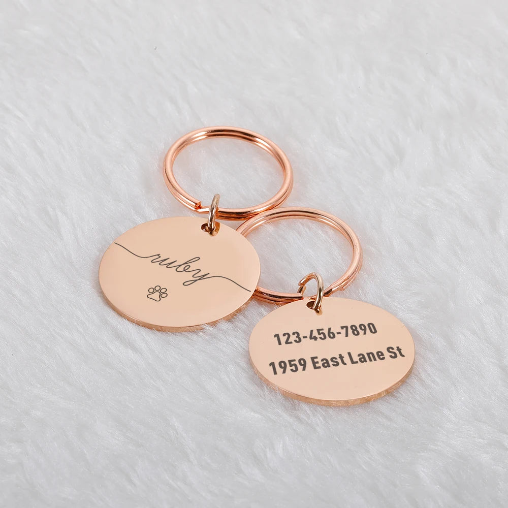 Personalized Pet Id Tags