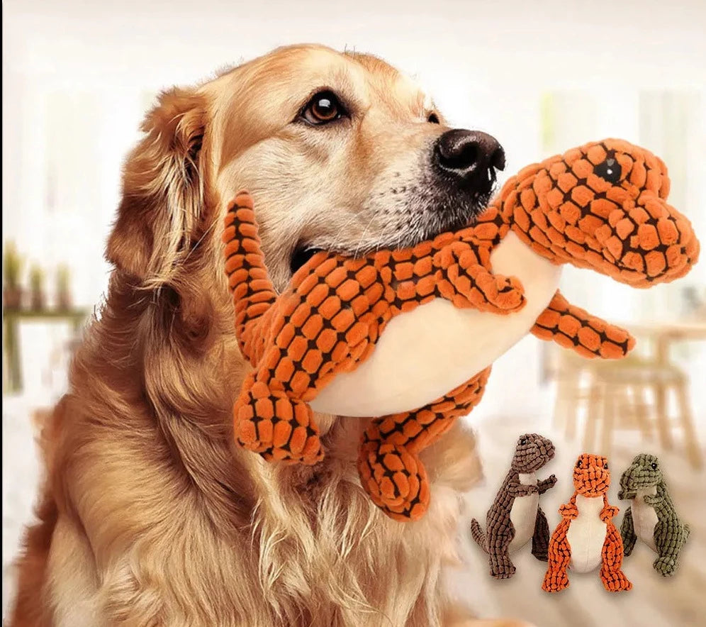 Indestructible Dinosaur Dog Chew Toys