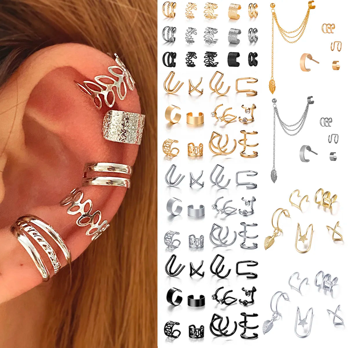 Trendy Ear Clip Set