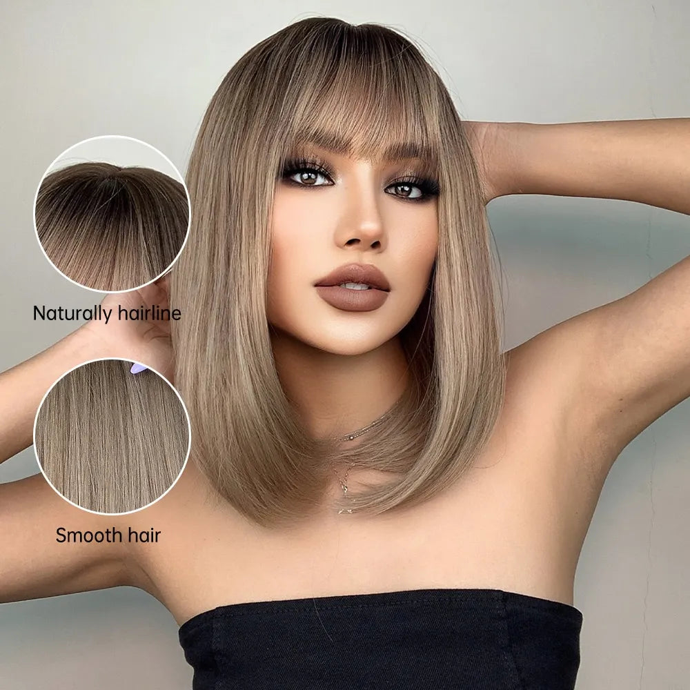 Short Straight Bob Wigs