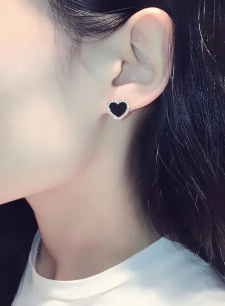 Cute Heart Stud Earrings