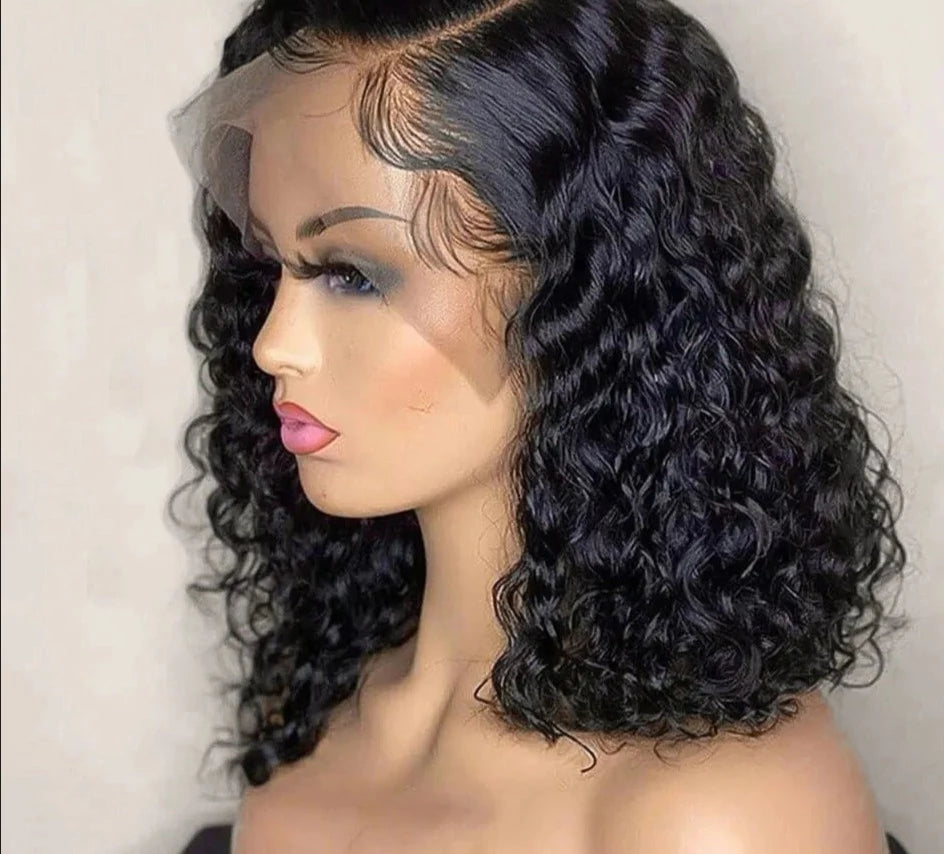 Short Curly Bob Brazilian Wig