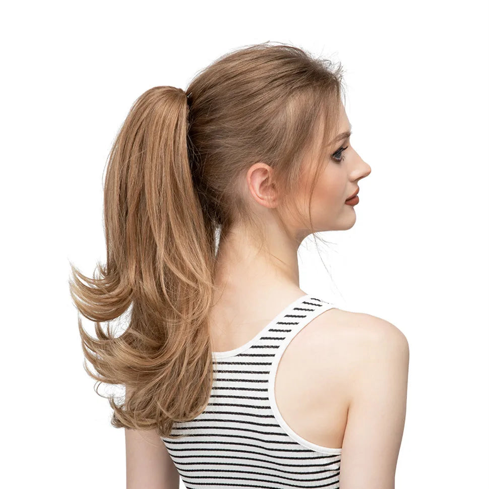 Synthetic Claw Clip In Ponytail