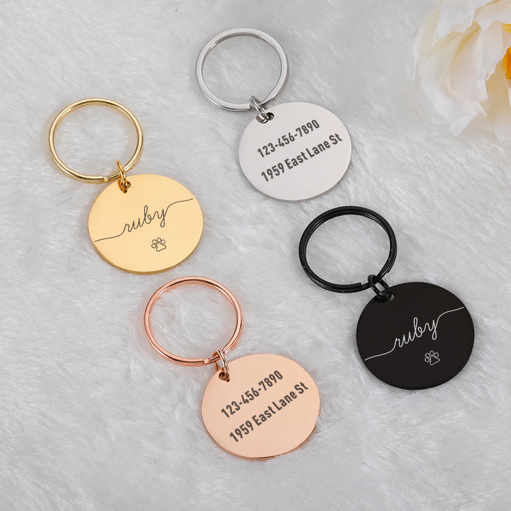 Personalized Pet Id Tags