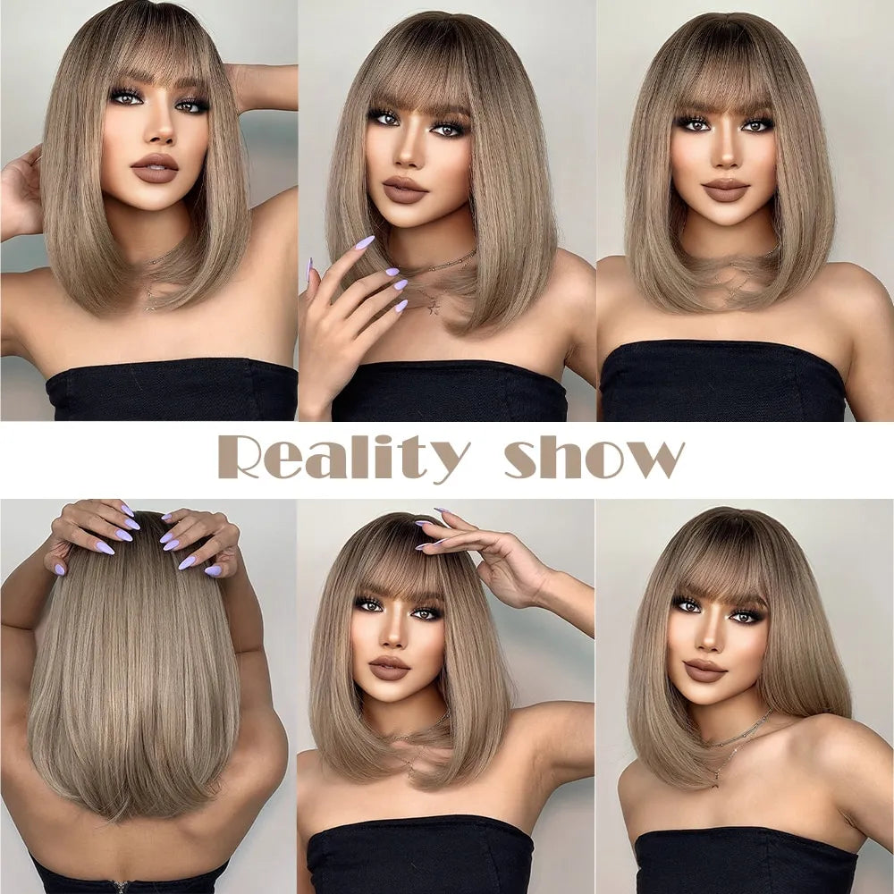 Short Straight Bob Wigs