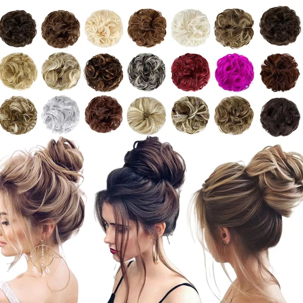 Synthetic Messy Hair Bun