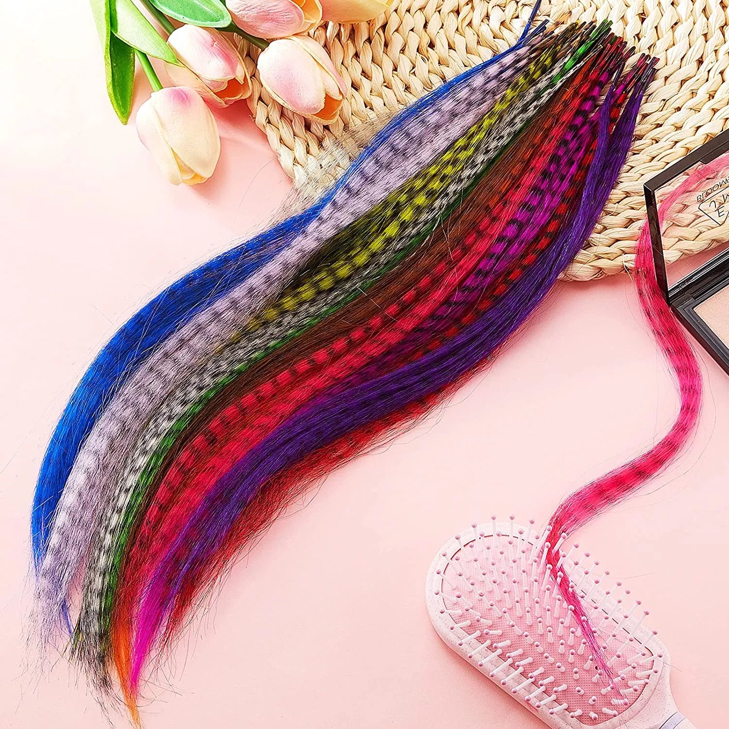 Synthetic Feather Hair Extensions