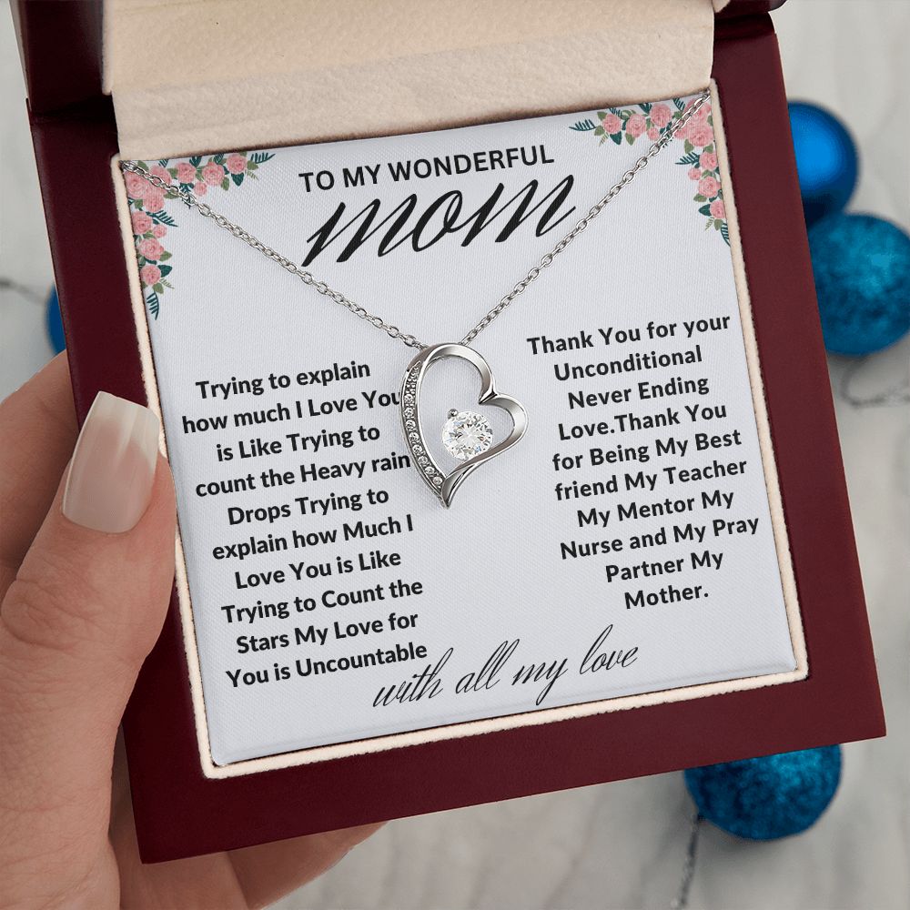 To Mom: Forever Love Necklace  04/28/2023. GM