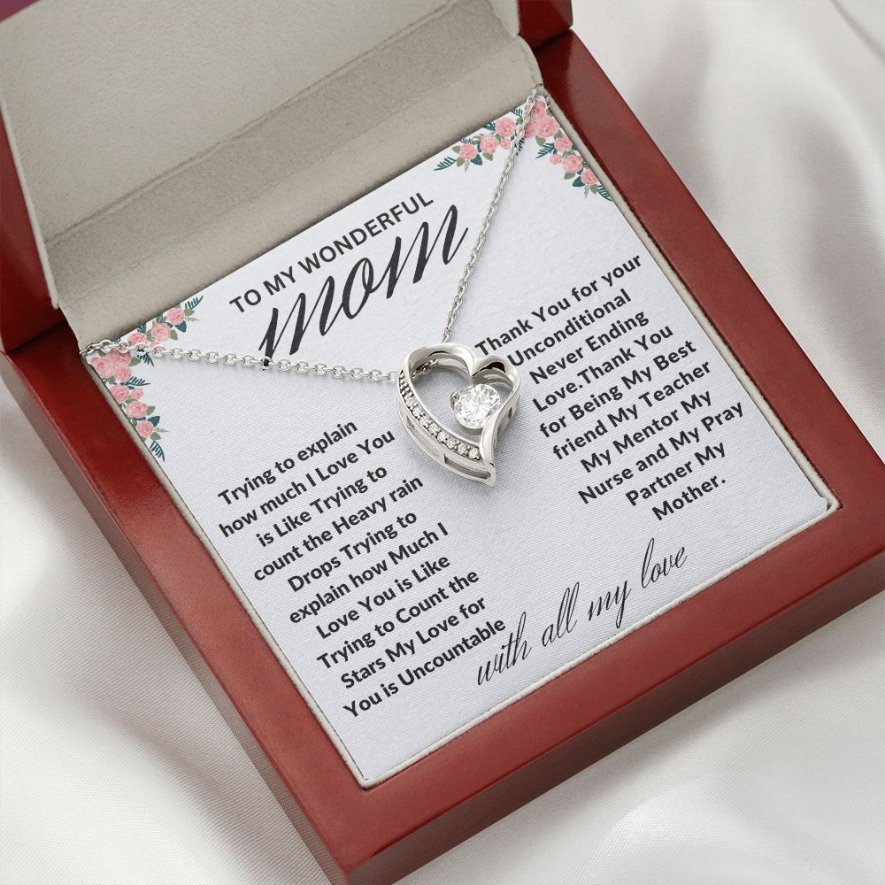 To Mom: Forever Love Necklace  04/28/2023. GM