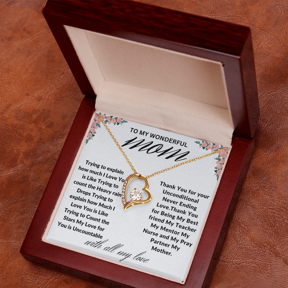 To Mom: Forever Love Necklace  04/28/2023. GM