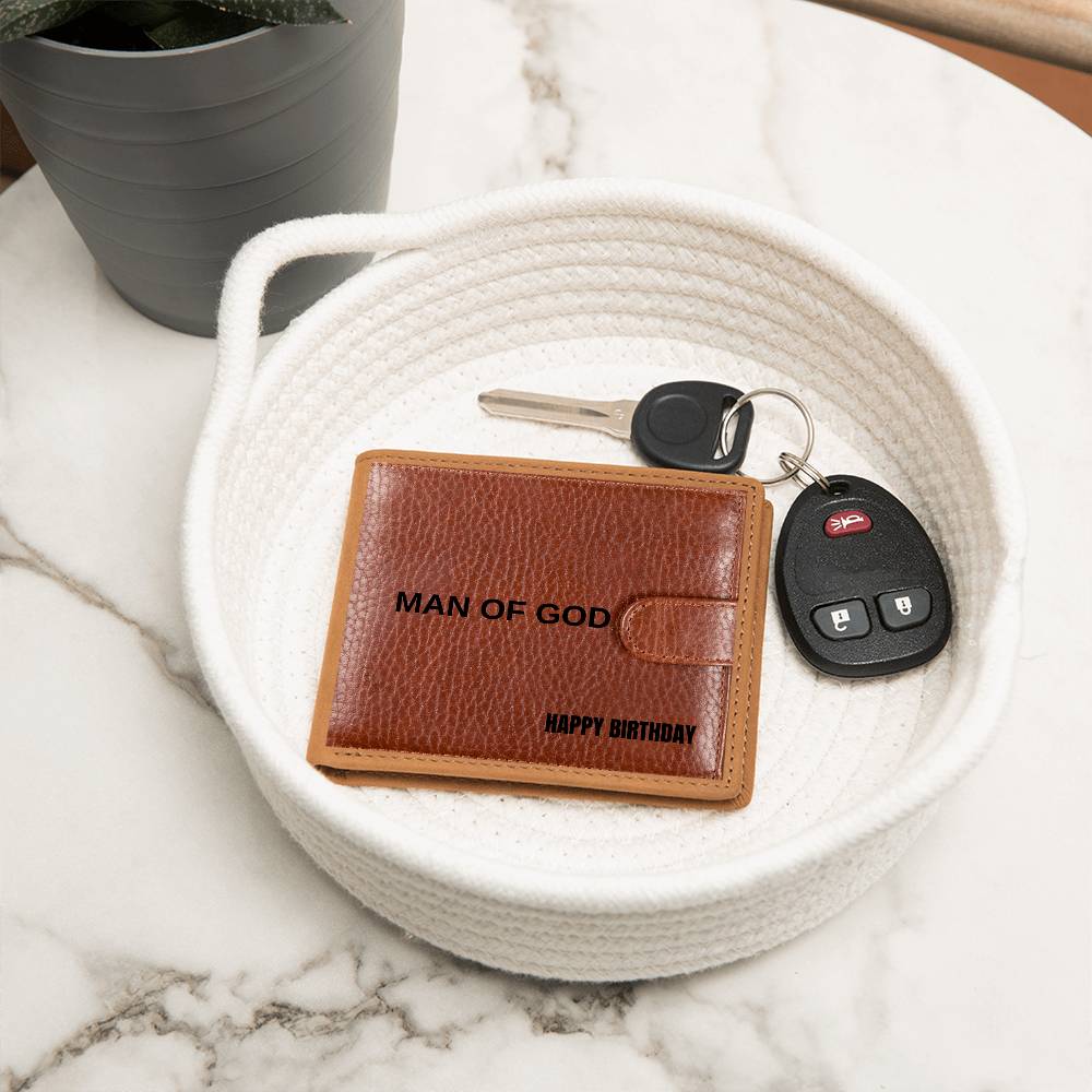 GRAPHIC LEATHER WALLET: 08/16/2023. GM