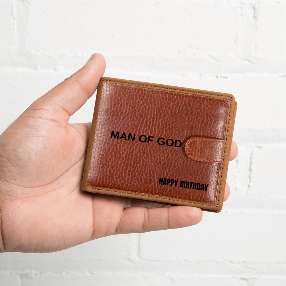 GRAPHIC LEATHER WALLET: 08/16/2023. GM