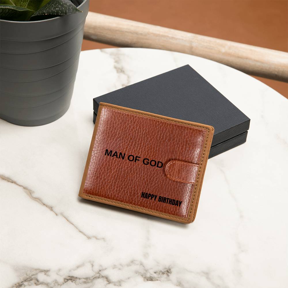 GRAPHIC LEATHER WALLET: 08/16/2023. GM