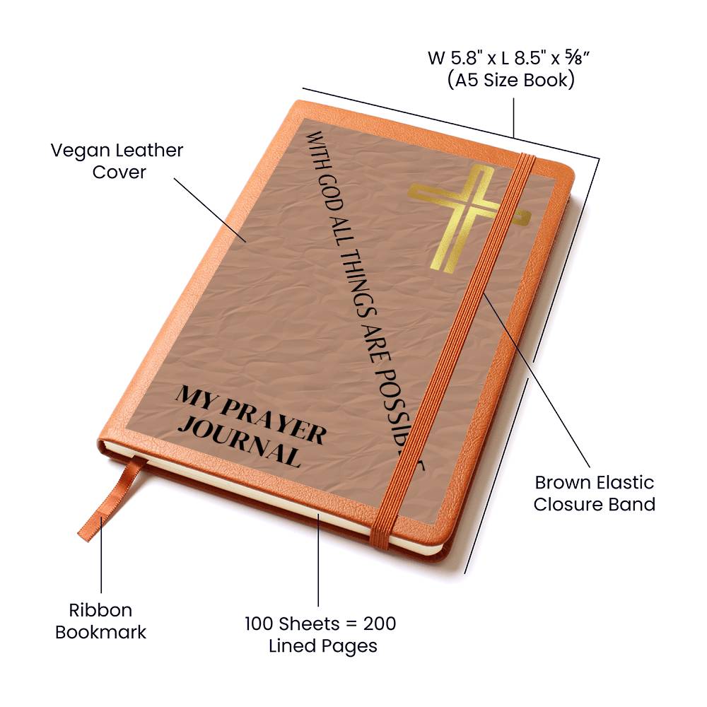 GRAPHIC LEATHER PRAYER JOURNAL : 08/16/2023  GM