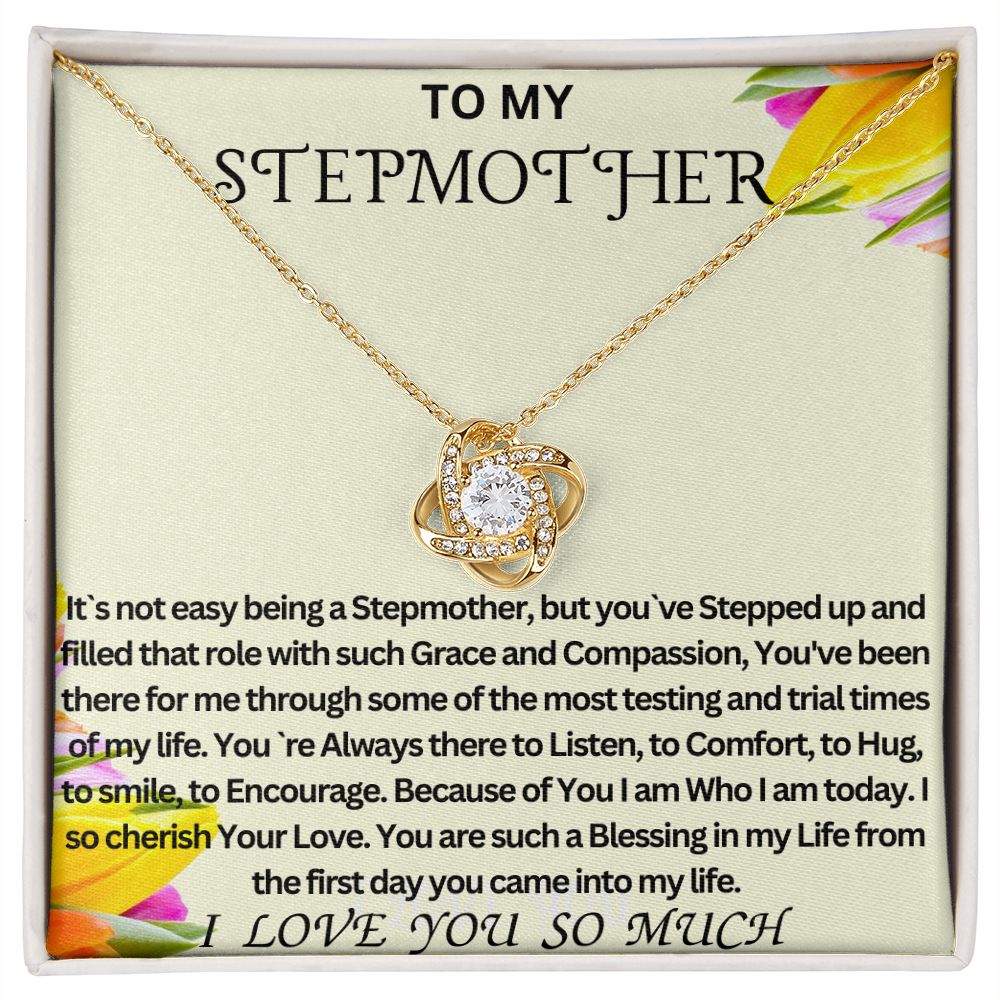 To Mom : Love Knot Necklace  04/28/2023. GM