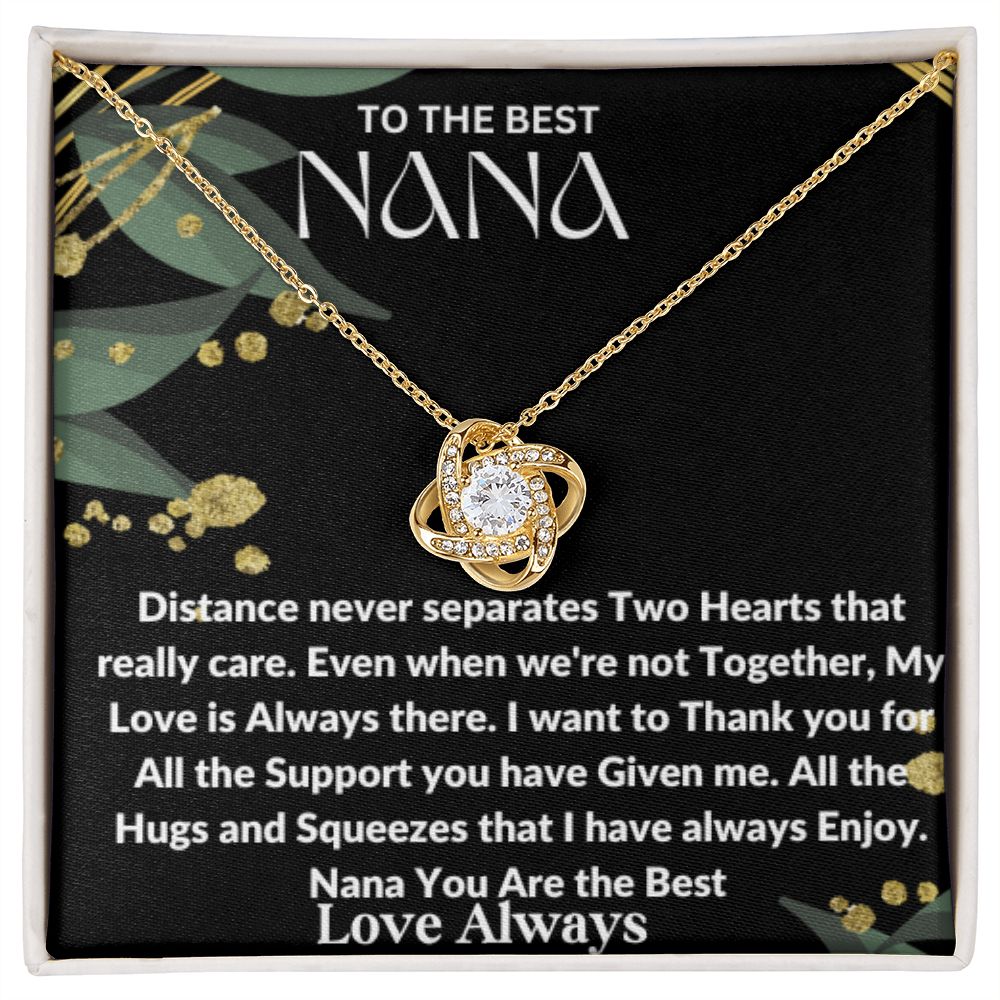 To Nana: Love Knot Necklace 05/01/2023. GM