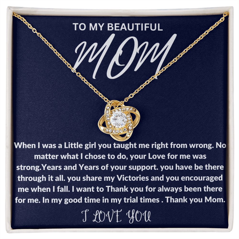 To Mom: Love Knock Necklace. 04/28/2023. GM