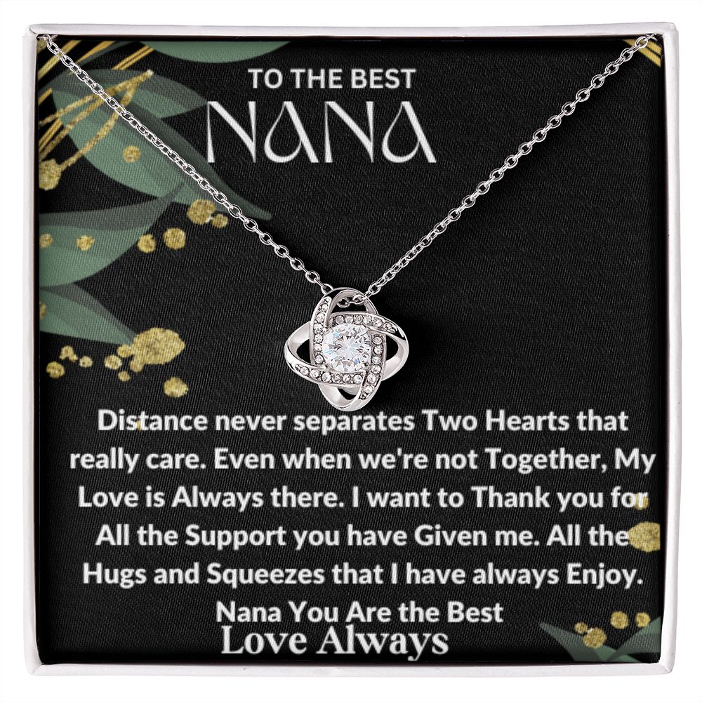 To Nana: Love Knot Necklace 05/01/2023. GM