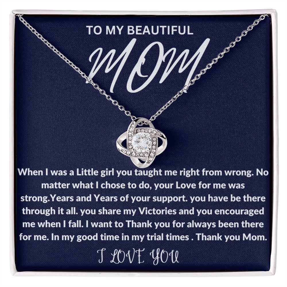 To Mom: Love Knock Necklace. 04/28/2023. GM