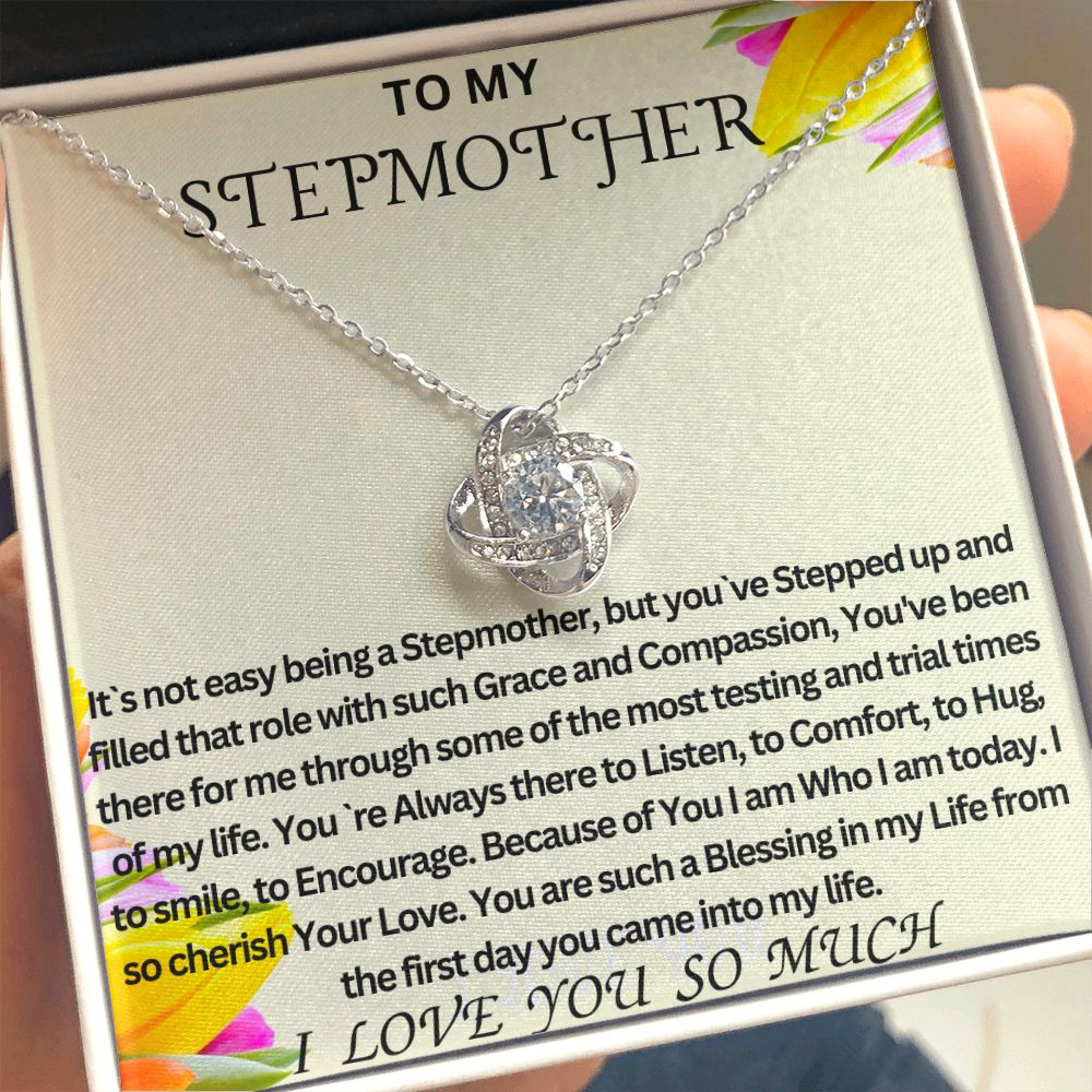 To Mom : Love Knot Necklace  04/28/2023. GM