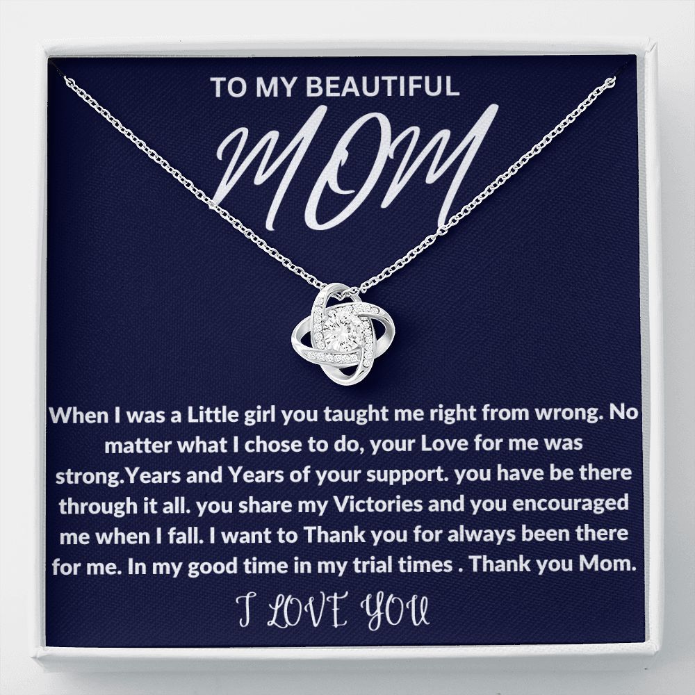 To Mom: Love Knock Necklace. 04/28/2023. GM