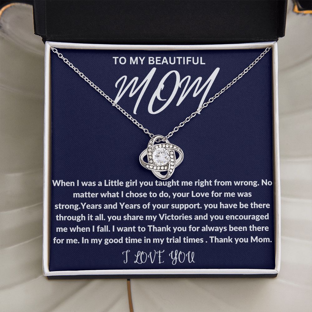 To Mom: Love Knock Necklace. 04/28/2023. GM