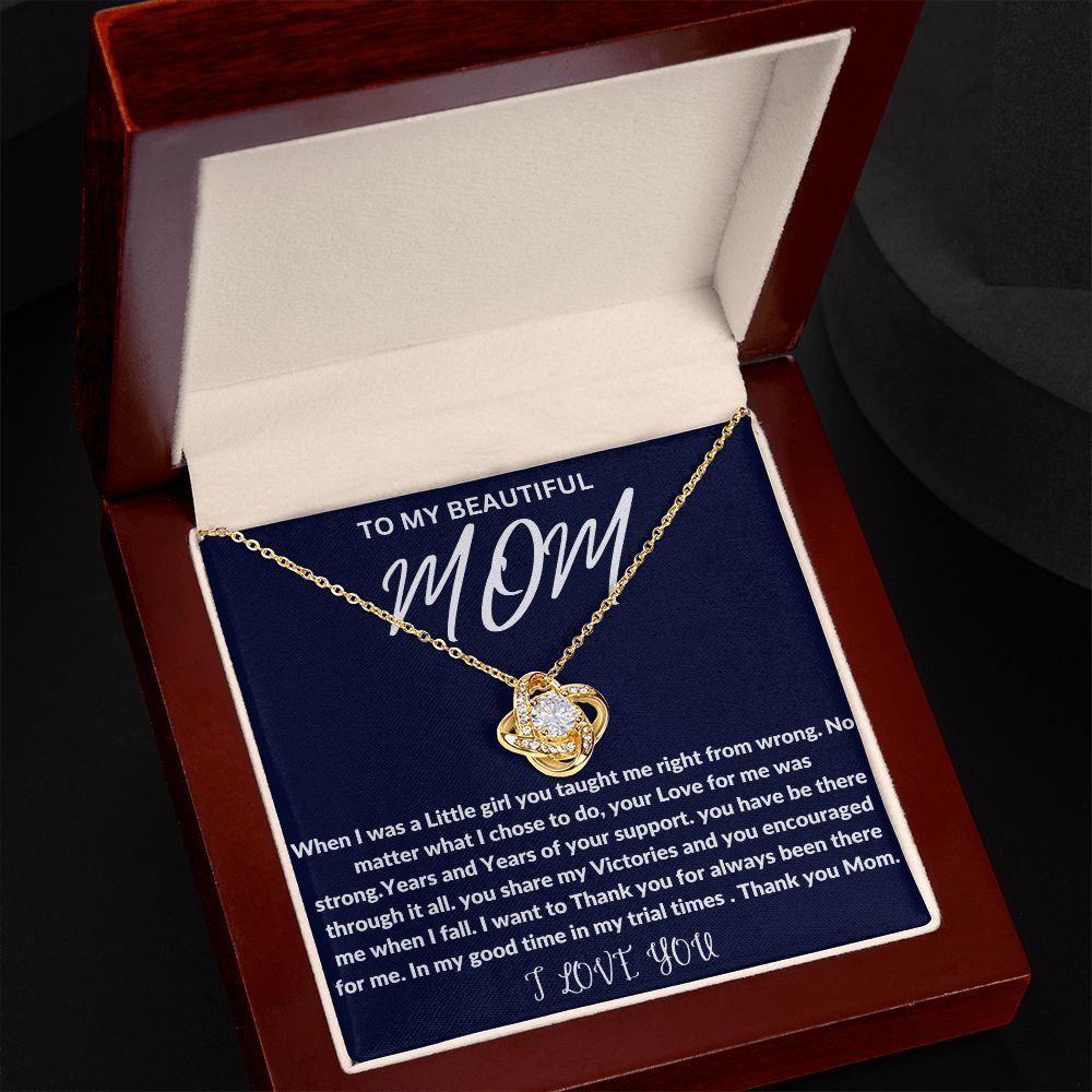 To Mom: Love Knock Necklace. 04/28/2023. GM