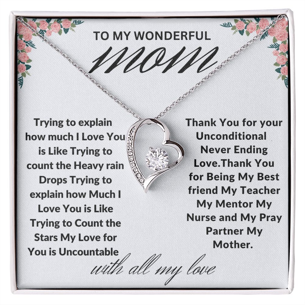 To Mom: Forever Love Necklace  04/28/2023. GM